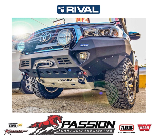 Cản trước bằng nhôm xe Toyota Hilux Revo sau 2015 2D.5701.1.B-NL - chính hãng | PassionAuto