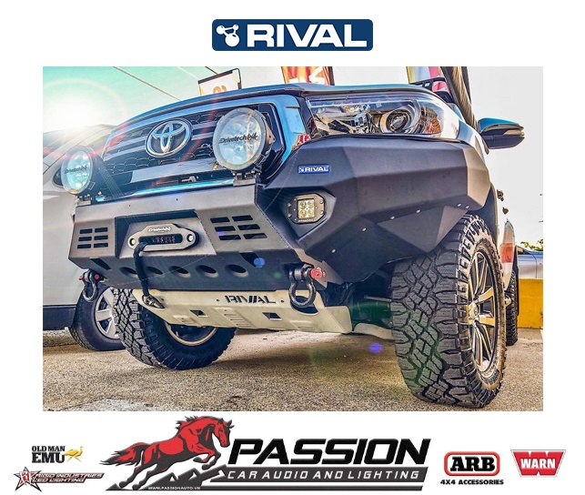 Cản trước bằng nhôm xe Toyota Hilux Rocco sau 2018 2D.5716.1-NL