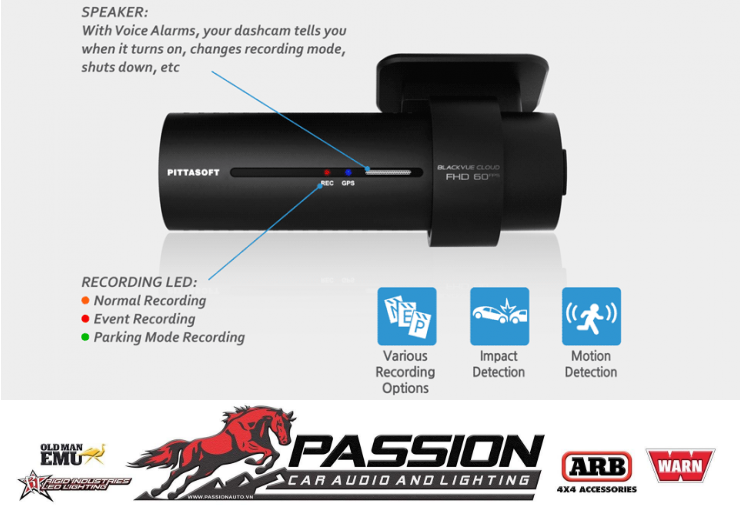 Camera hành trình ô tô cao cấp Blackvue DR750S-2CH - Chính Hãng | PassionAuto