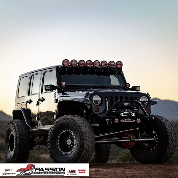 Đèn Led Rigid 360-Series 4 Inch Led Off-Road Spot Beam Red Backlight màu đỏ | PassionAuto