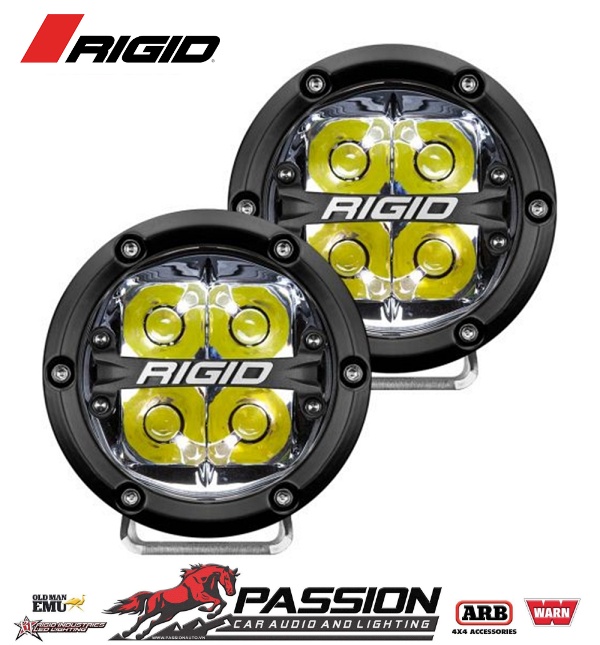 Đèn Led Rigid 360-Series 4 Inch Led Off-Road Spot Beam White Backlight màu trắng | PassionAuto