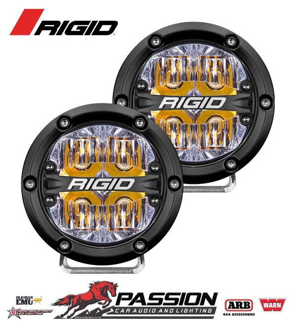 Đèn Led Rigid 360-Series 4 inch Led Off-Road Drive Beam Cặp đèn nền màu cam | PassionAuto