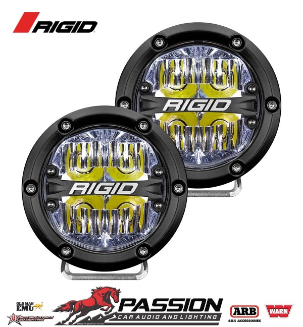 Đèn Led Rigid 360-Series 4 inch Led Off-Road Drive Beam Cặp đèn nền trắng | PassionAuto