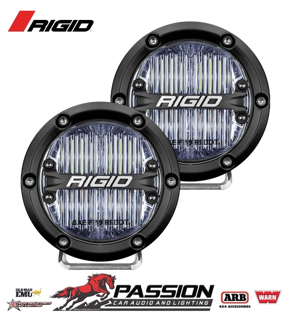 Đèn Led Rigid 360-Series 4 inch Sae J583 Fog Light White | PassionAuto