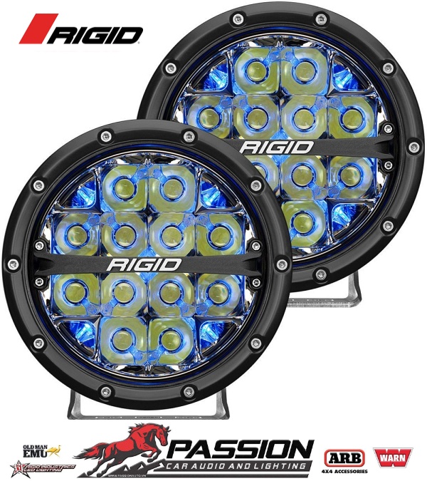 Đèn Led Rigid 360-Series 6 inch Led Off-Road màu xanh lam | PassionAuto
