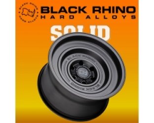 Mâm Black Rhino Solid 17 inch Đen Nhám Chính Hãng